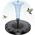AISITIN Solarbrunnen für Draussen, 2,5W Solar Springbrunnen für Vogeltränke | Solar Springbrunnen für Außen mit 6 Fontänenstile, Solar Schwimmender Fontäne Pumpe mit 4 Stützstange für Garten, Vogel-Bad